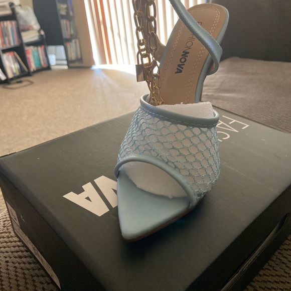 Light Blue Heels - Picture 3 of 4